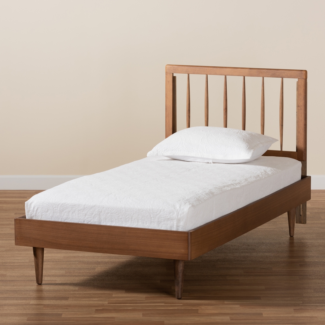 Crestbrook Brown Twin Bed - Thumbnail - Image 6