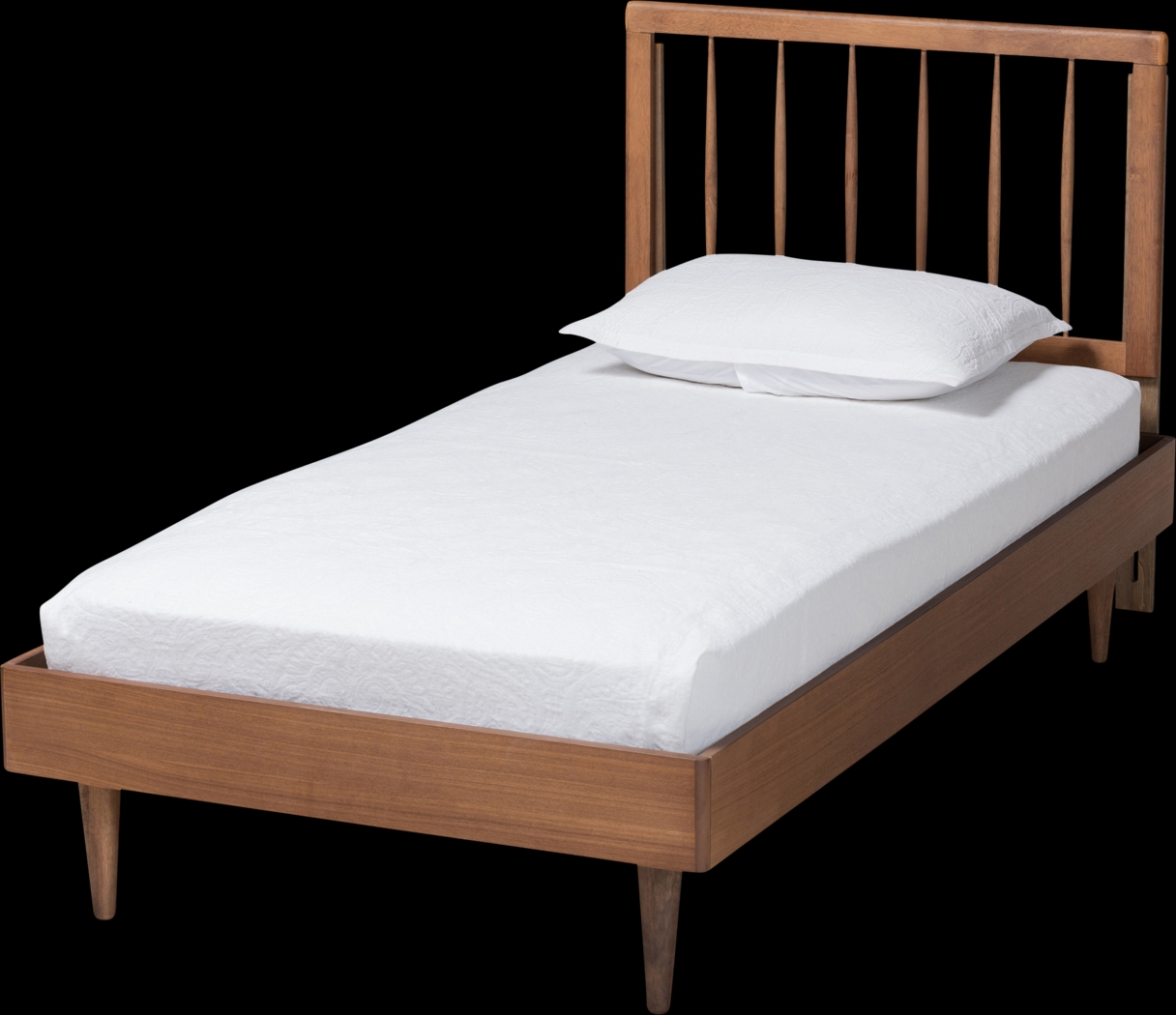 Crestbrook Brown Twin Bed - Thumbnail - Image 1