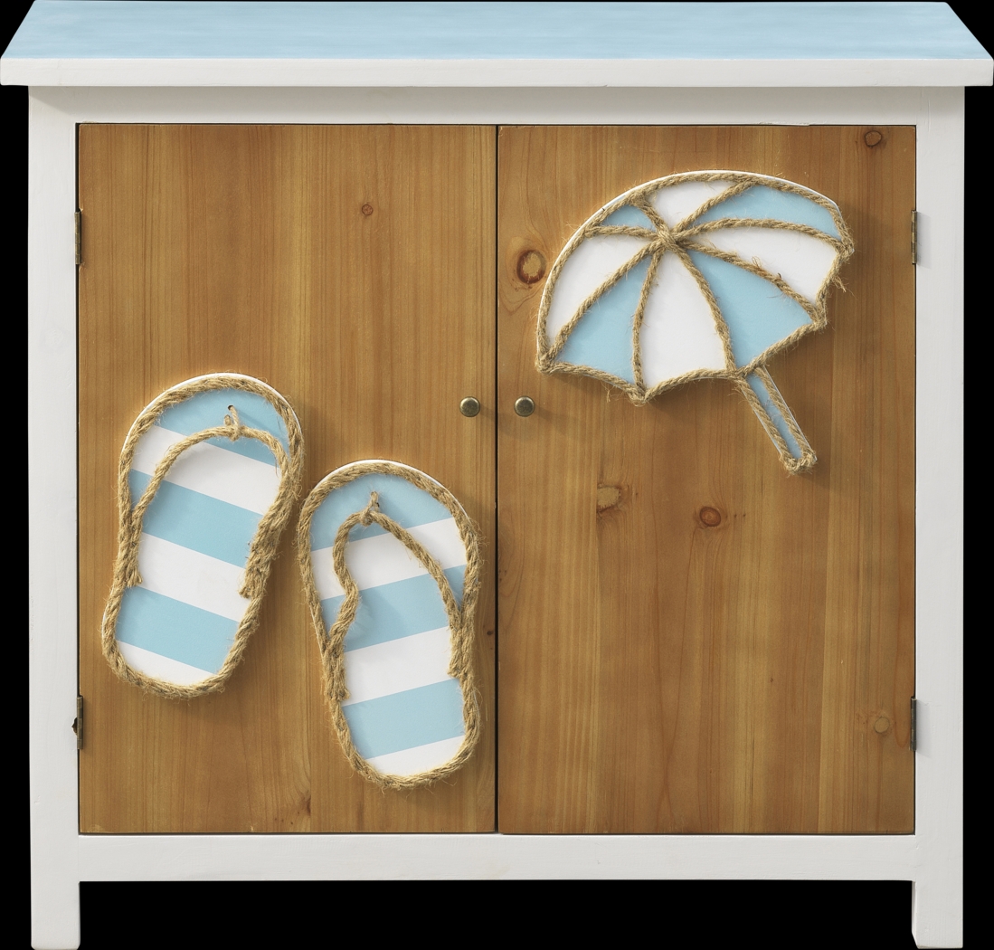 Crestfield White Accent Cabinet - Thumbnail - Image 2