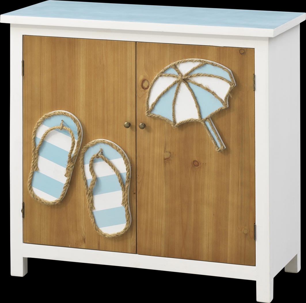 Crestfield White Accent Cabinet - Thumbnail - Image 1