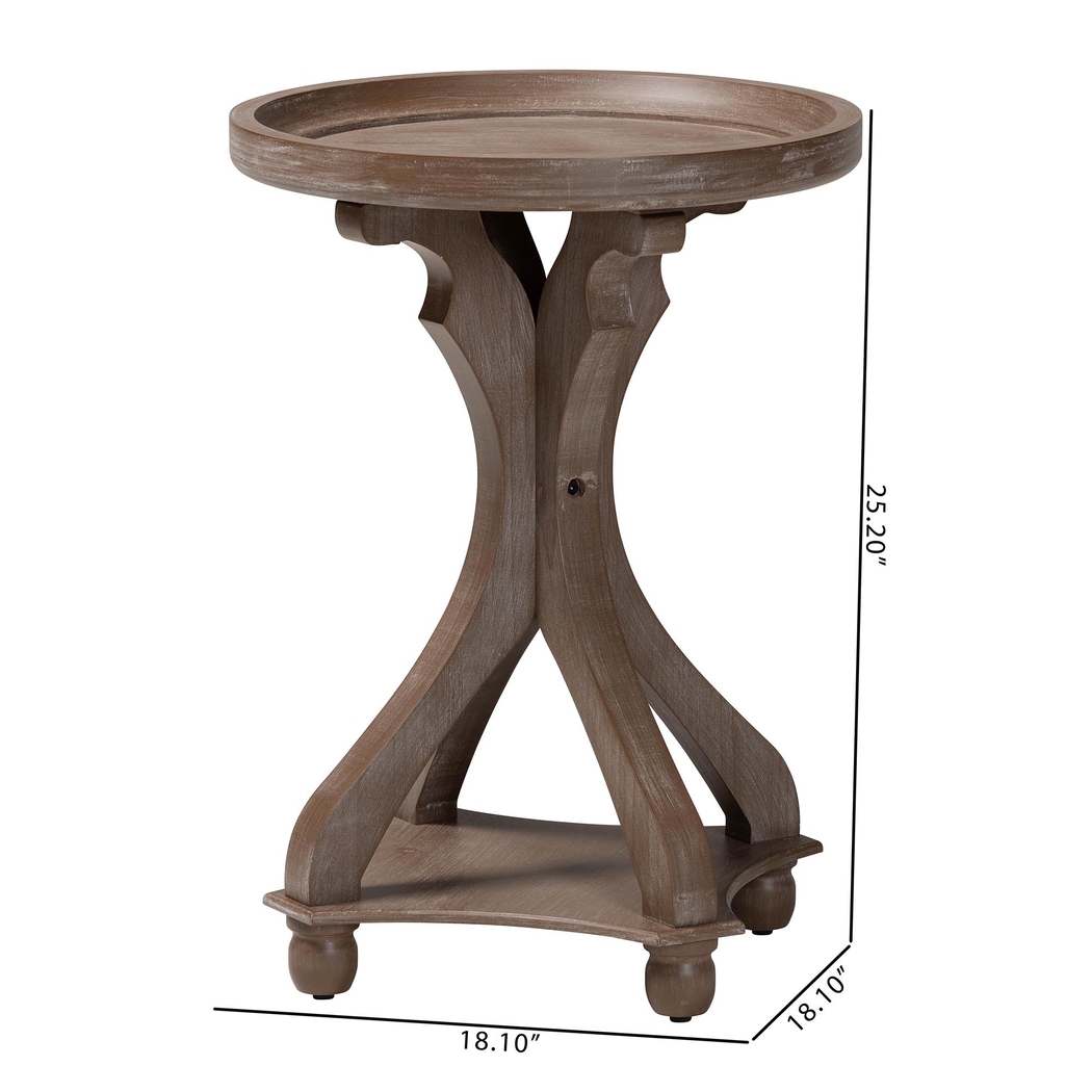 Crestlinea Brown End Table - Thumbnail - Image 8
