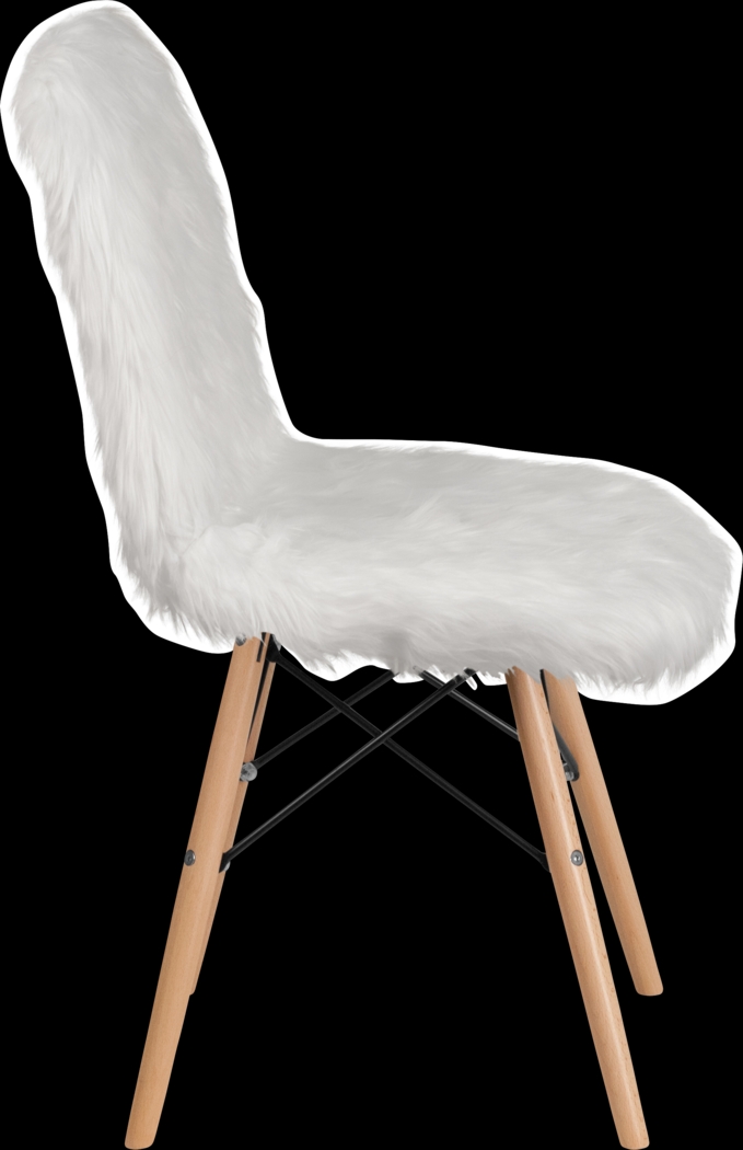 Crestmount White Accent Chair - Thumbnail - Image 2