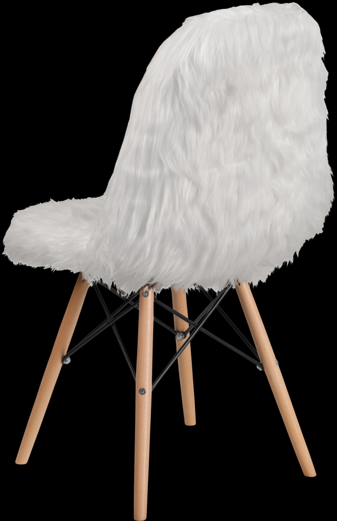 Crestmount White Accent Chair - Thumbnail - Image 3