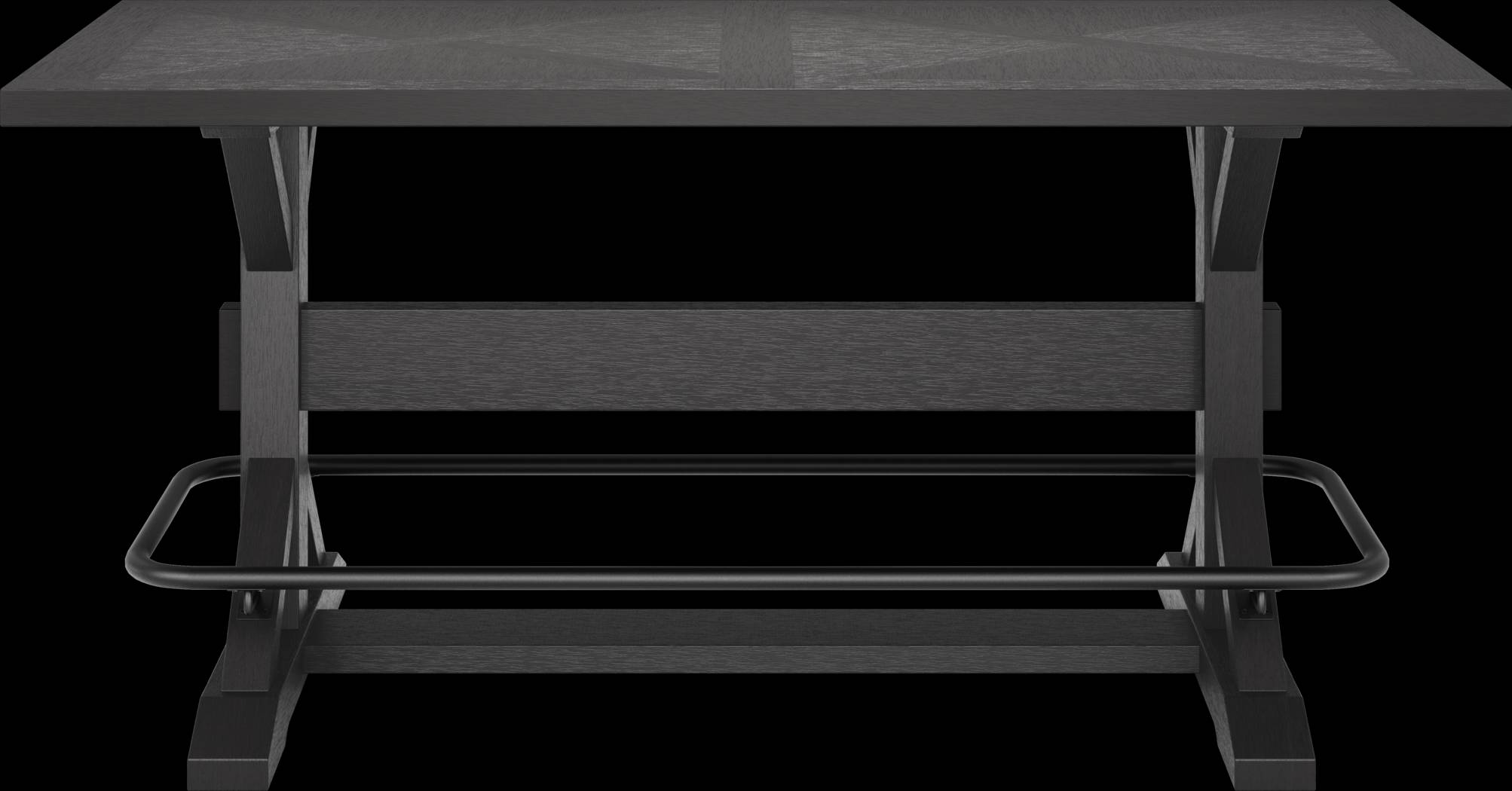 Creston Point Black 5 Pc Counter Height Dining Room with Swivel Counter Height Stools - Thumbnail - Image 3