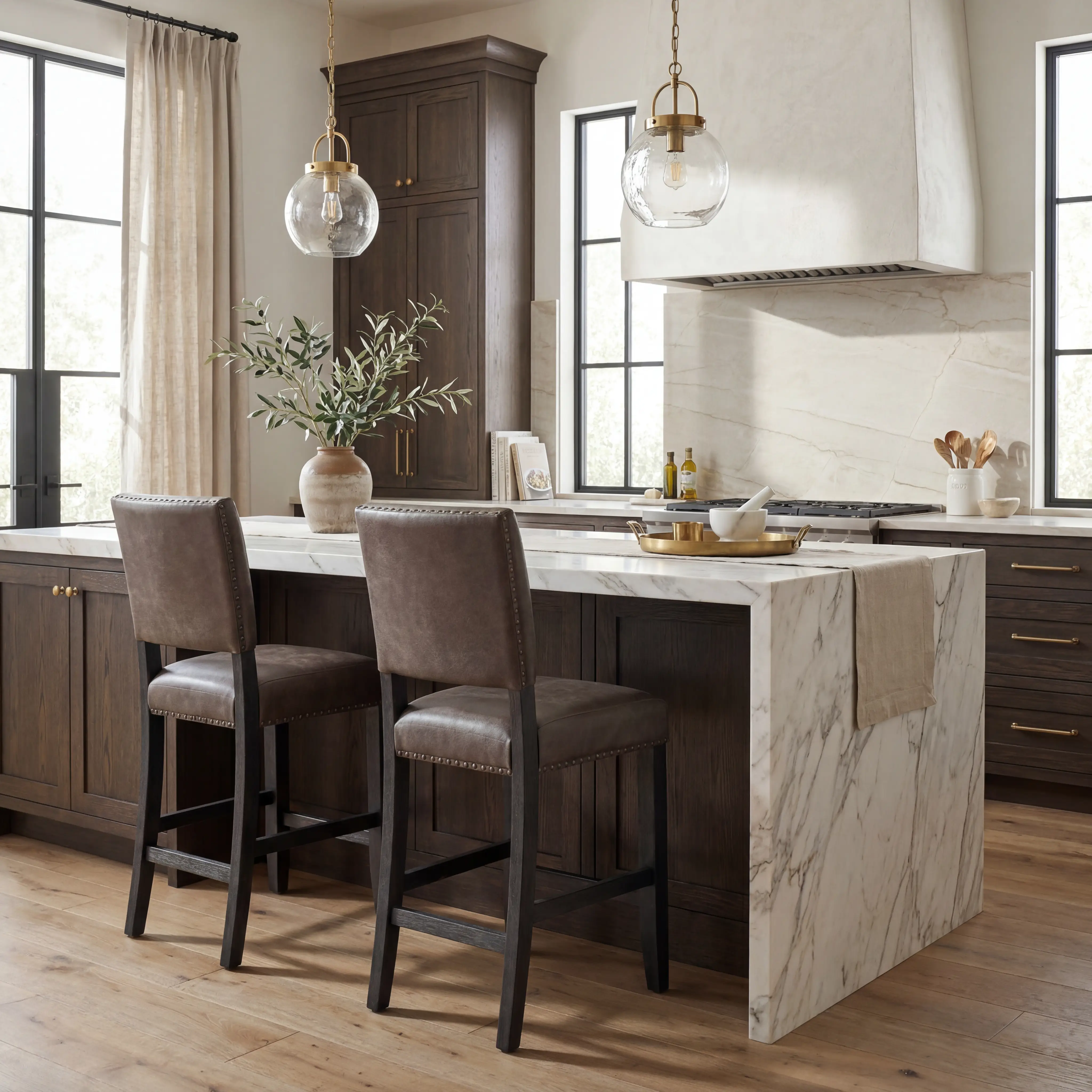 Creston Point Black 5 Pc Counter Height Dining Room with Counter Height Stools - Thumbnail - Image 7