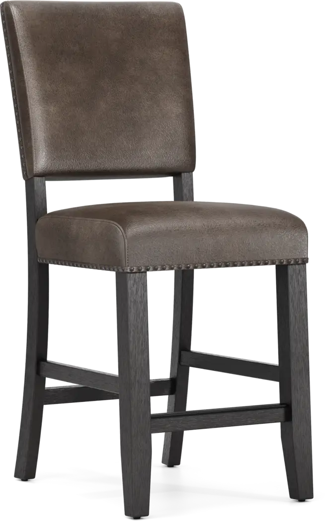 Creston Point Black Counter Height Stool - Thumbnail - Image 1