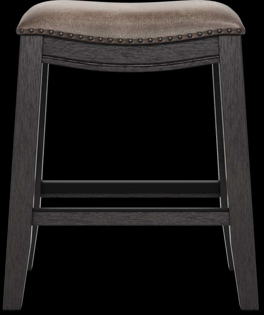 Creston Point Black Kyoto Stool - Thumbnail - Image 2