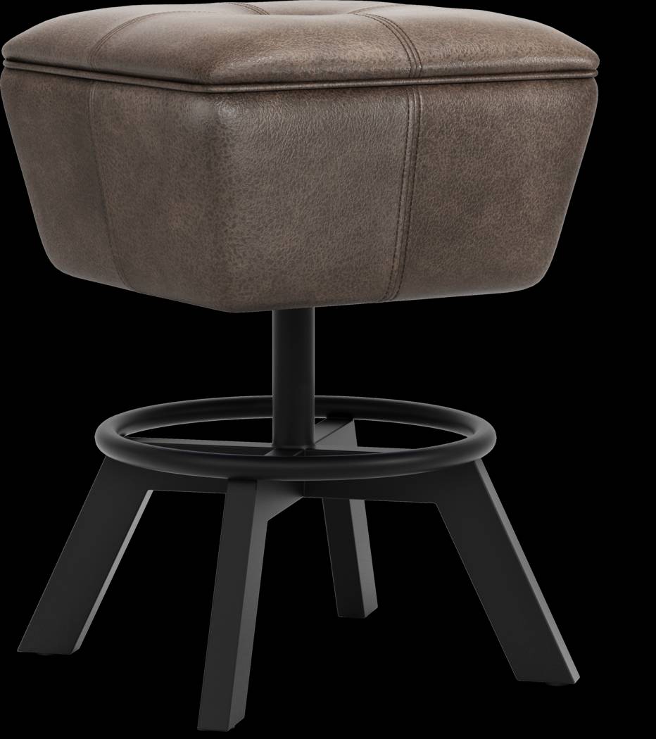 Creston Point Black 5 Pc Counter Height Dining Room with Swivel Counter Height Stools - Thumbnail - Image 4