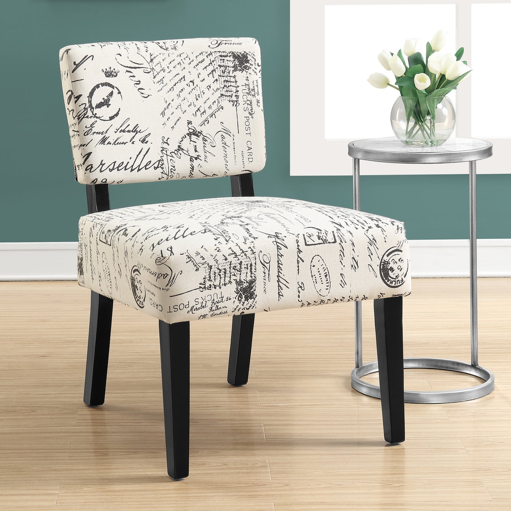 Crestover Ivory Accent Chair - Thumbnail - Image 2