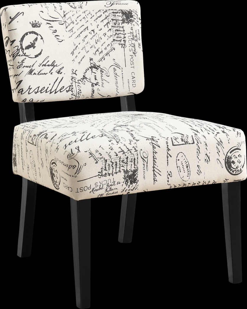 Crestover Ivory Accent Chair - Thumbnail - Image 1