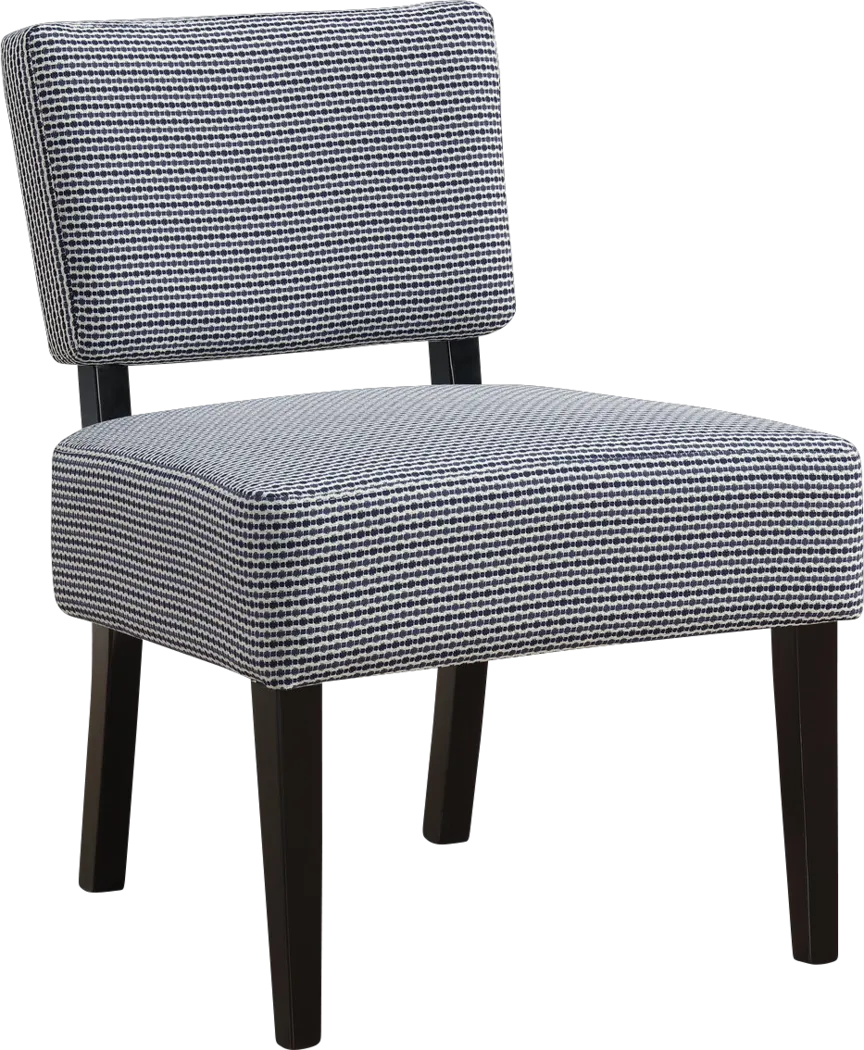 Crestover Light Blue Accent Chair - Thumbnail - Image 1