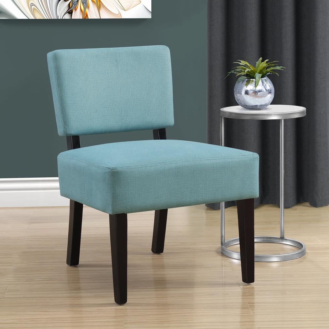 Crestover Teal Accent Chair - Thumbnail - Image 2