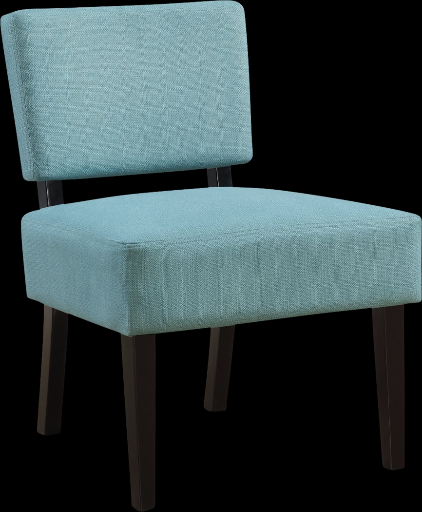 Crestover Teal Accent Chair - Thumbnail - Image 1