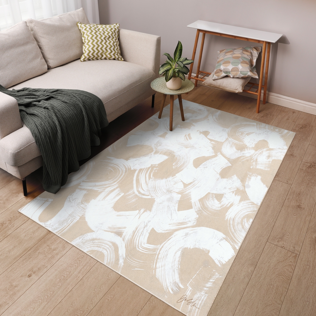 Crestsky Beige 5' x 7'7 Rug - Thumbnail - Image 2