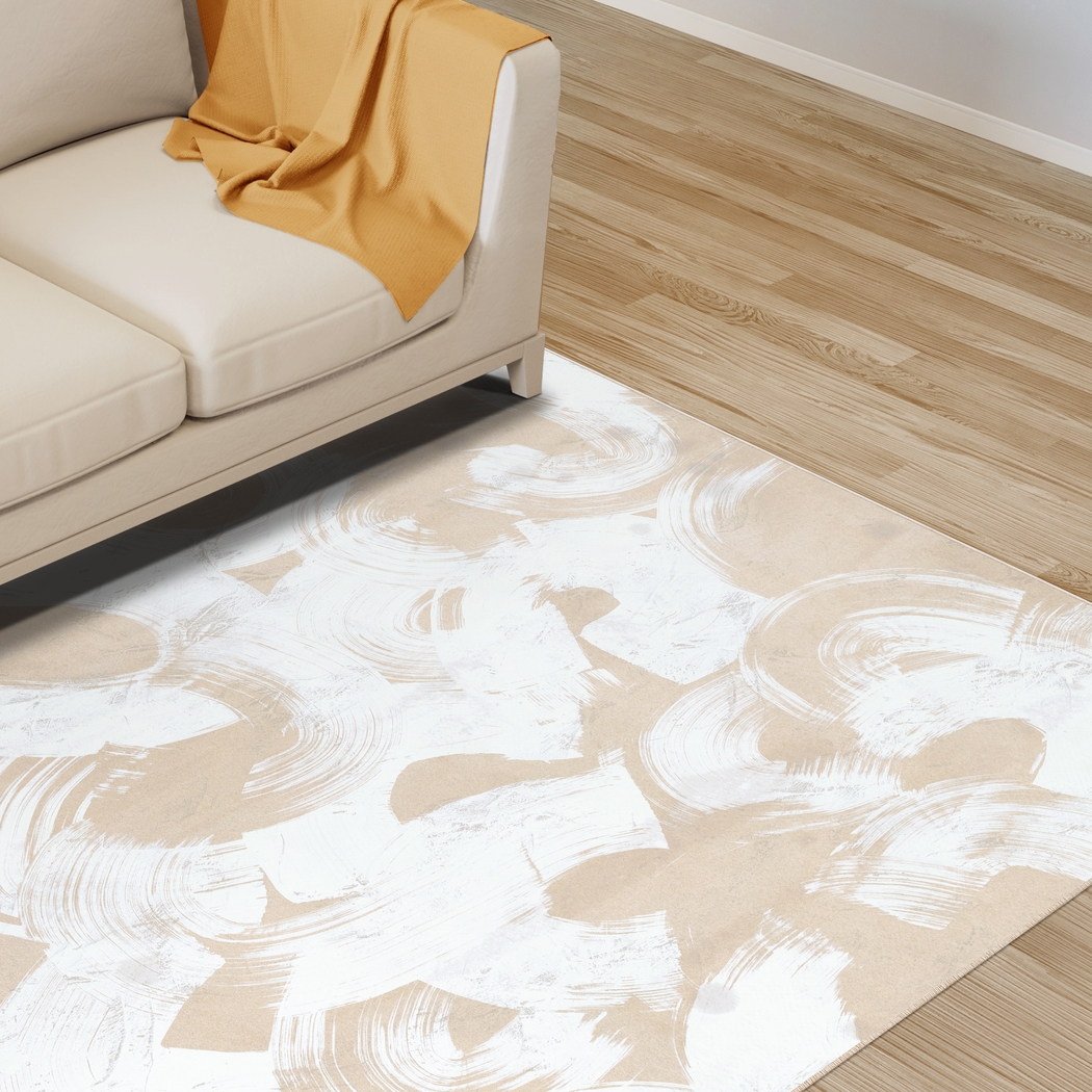 Crestsky Beige 5' x 7'7 Rug - Thumbnail - Image 3