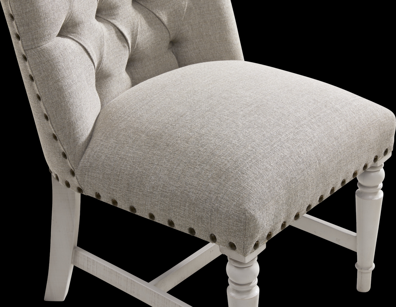 Crestwell Manor Dark Gray Upholstered Side Chair - Thumbnail - Image 3