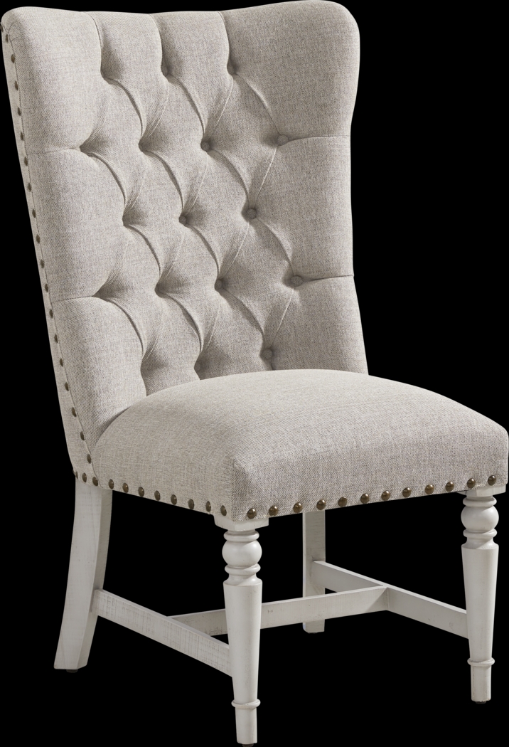 Crestwell Manor Dark Gray Upholstered Side Chair - Thumbnail - Image 1