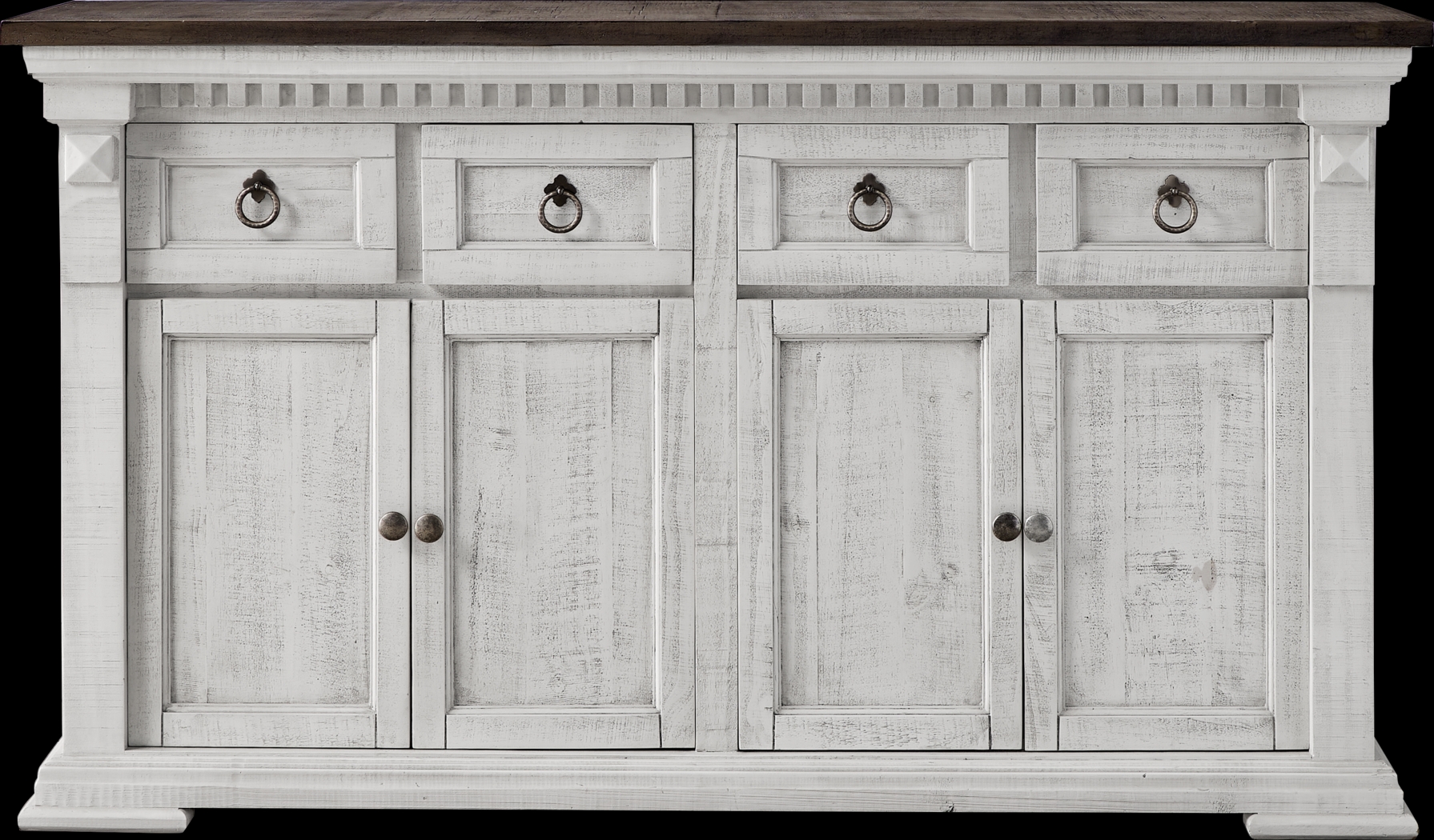 Crestwell Manor White Buffet - Thumbnail - Image 1