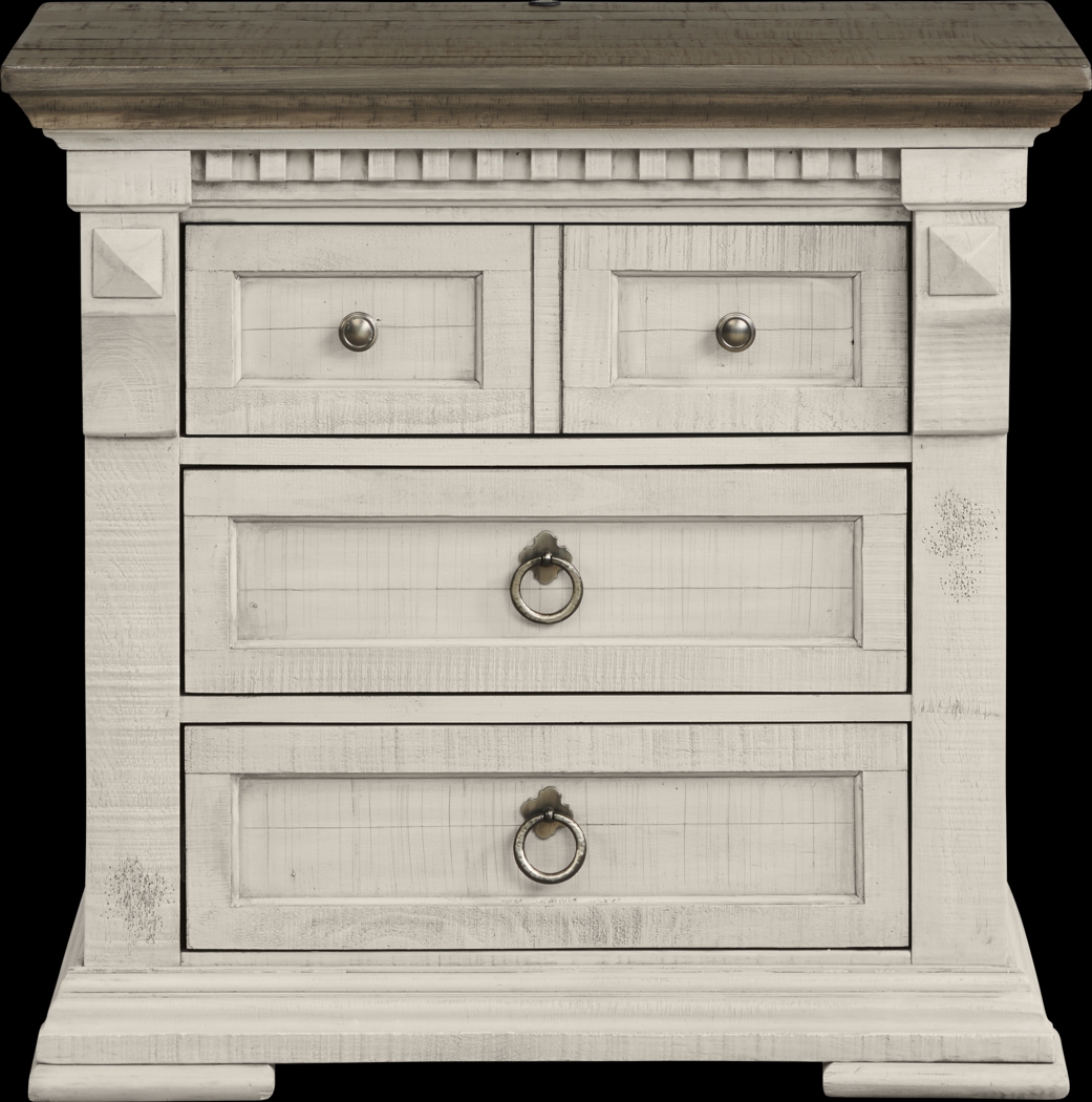 Crestwell Manor White 7 Pc King Upholstered Bedroom - Thumbnail - Image 11