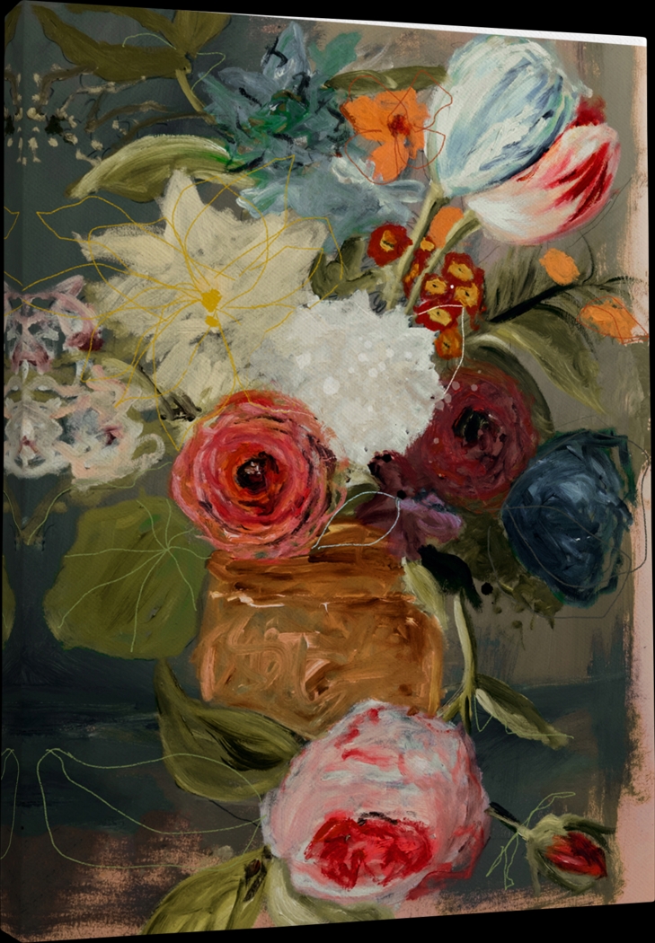 Crestwick Green Canvas Wall Art - Thumbnail - Image 1