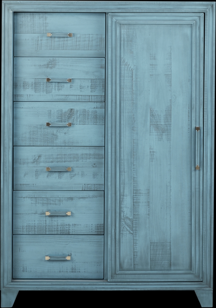 Crestwood Creek Blue Gentleman's Chest - Thumbnail - Image 1