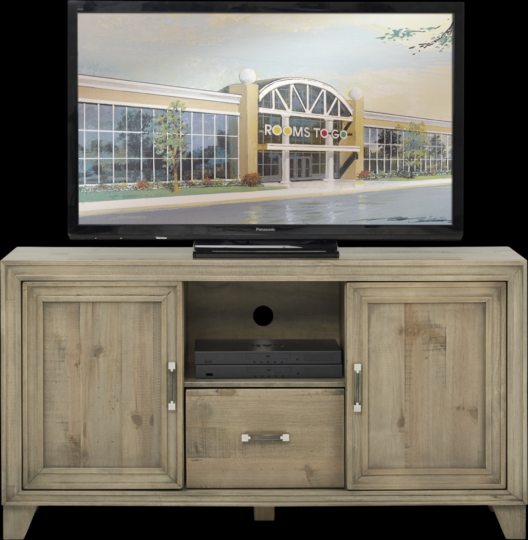 Crestwood Creek Gray 60 in. Console - Thumbnail - Image 1