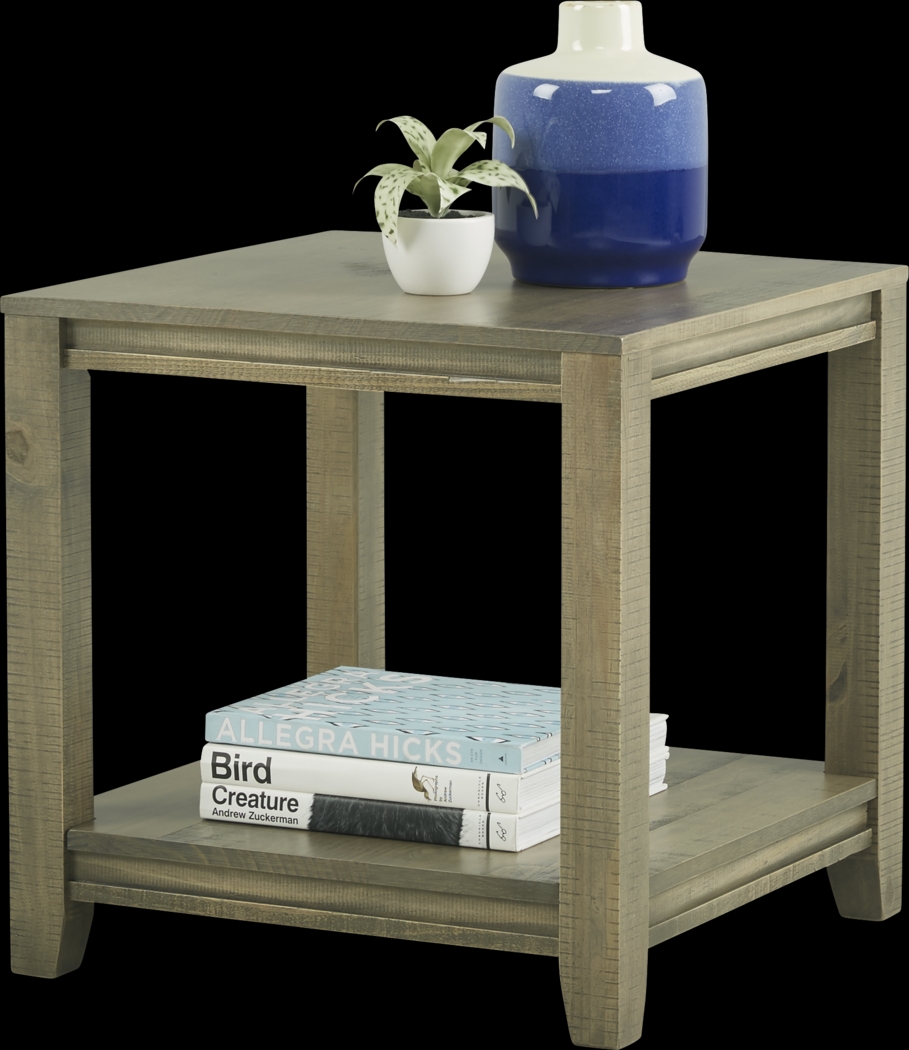 Crestwood Creek Gray End Table - Thumbnail - Image 2