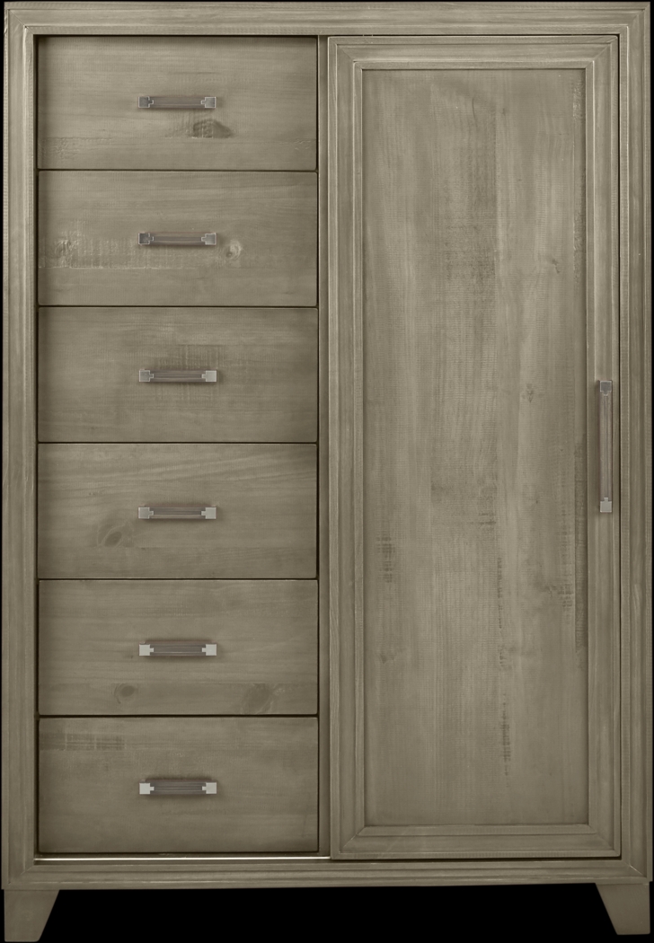 Crestwood Creek Gray Gentleman's Chest - Thumbnail - Image 1