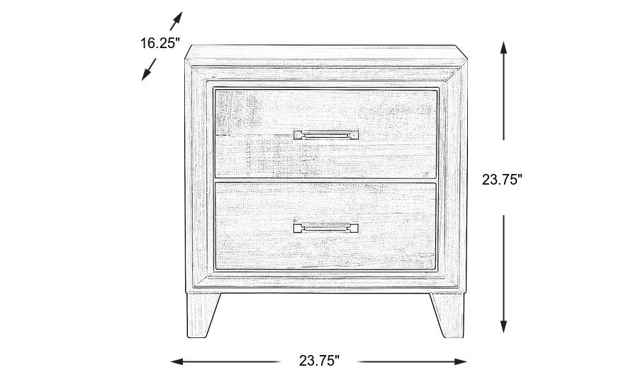 Dimension Image. Please refer to the Dimension Tab on this page for dimension details.