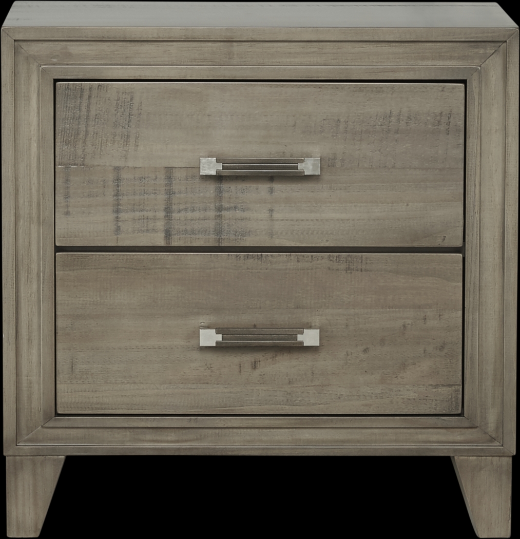 Crestwood Creek Gray Nightstand - Thumbnail - Image 1