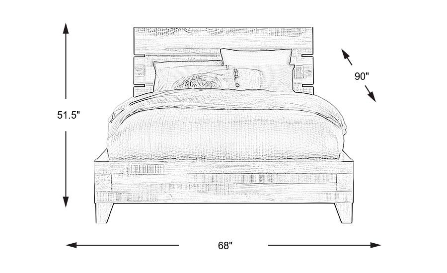 Dimension Image. Please refer to the Dimension Tab on this page for dimension details.