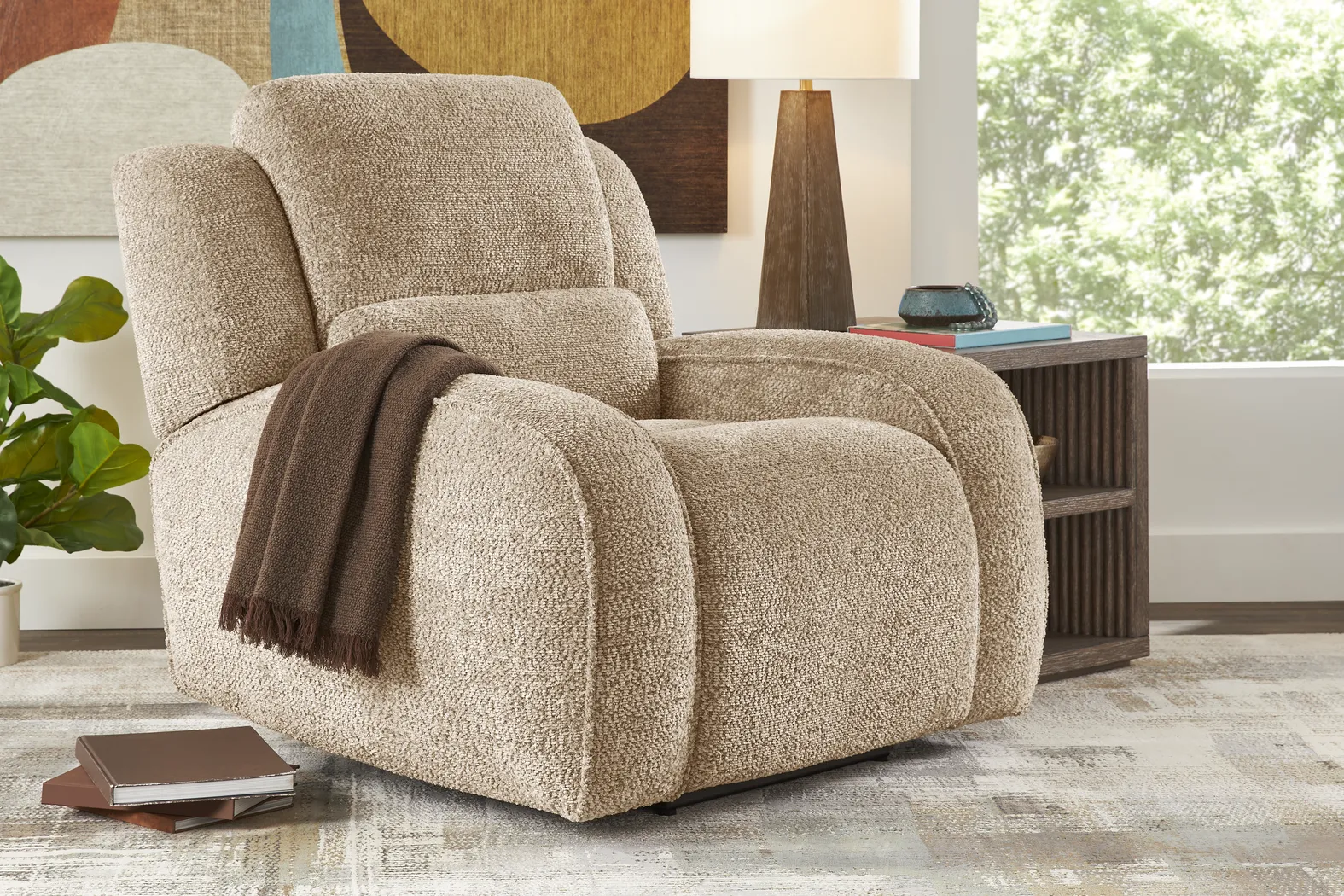 Crestwood Tan 3 Pc Dual Power Reclining Living Room with Reclining Loveseat - Image 15