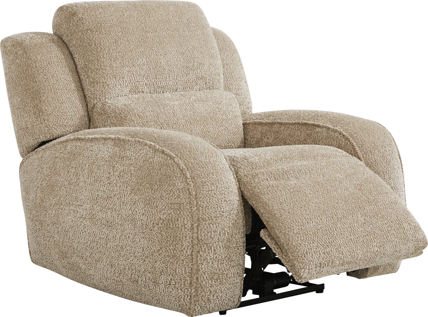Crestwood Tan Dual Power Recliner - Thumbnail - Image 1