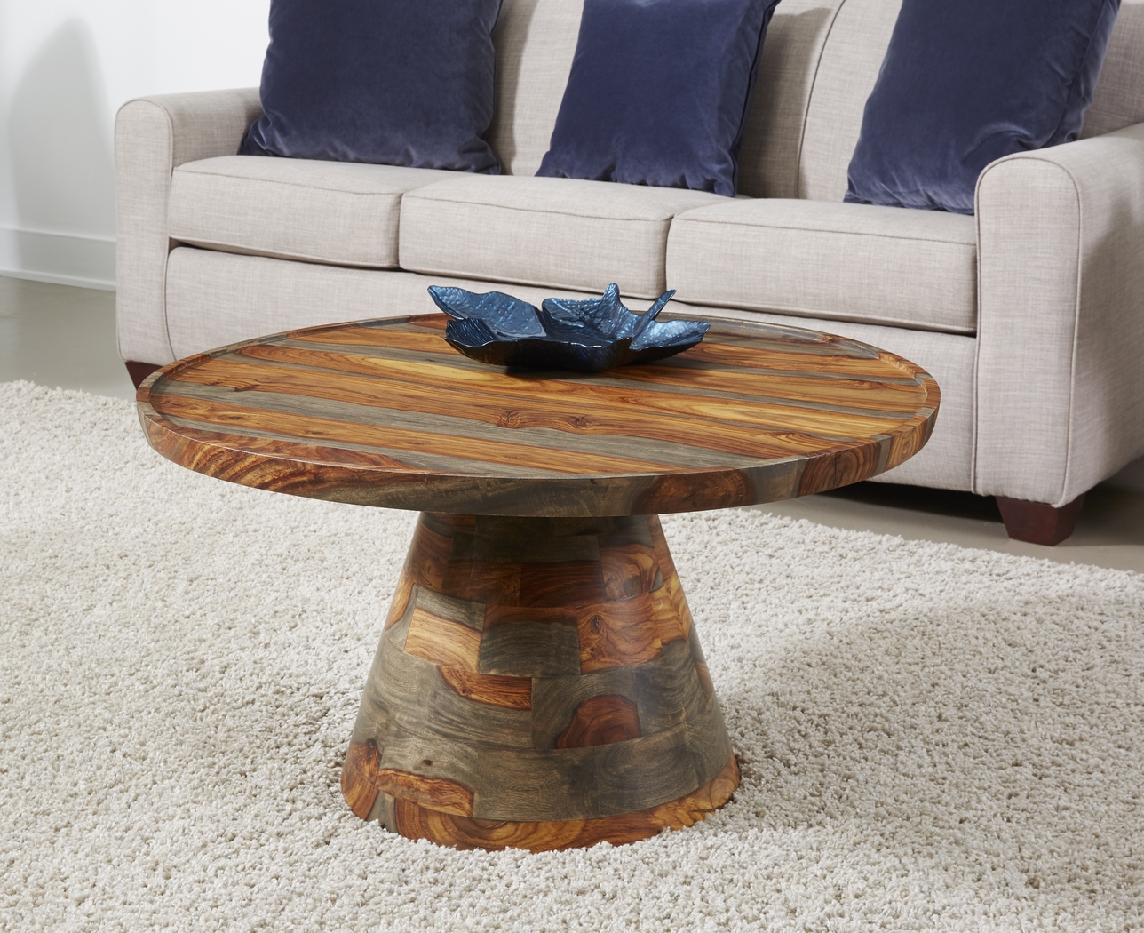 Crevillings Brown Cocktail Table - Thumbnail - Image 3