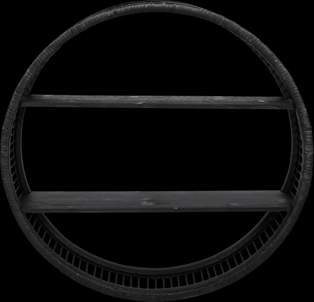 Crewdson Black Wall Shelf - Thumbnail - Image 1