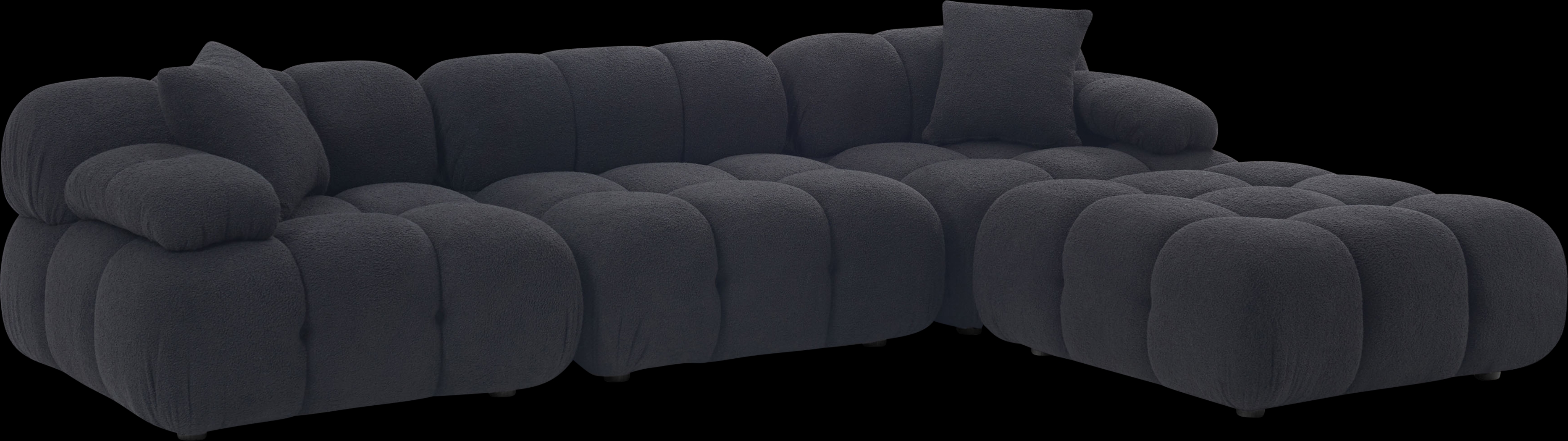 Crianza Black 4 Pc Sectional - Thumbnail - Image 1