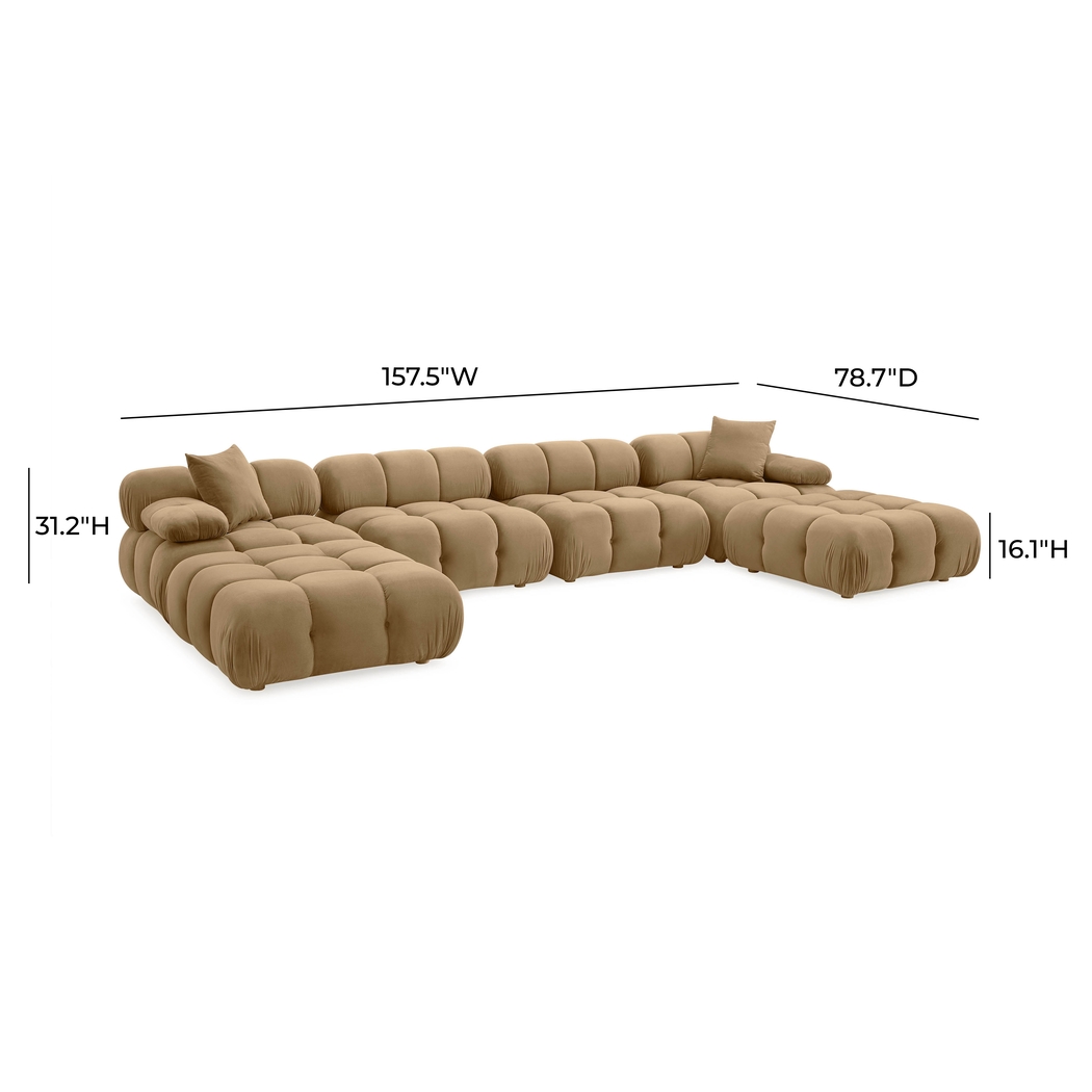 Crianza Brown 6 Pc Sectional - Thumbnail - Image 6