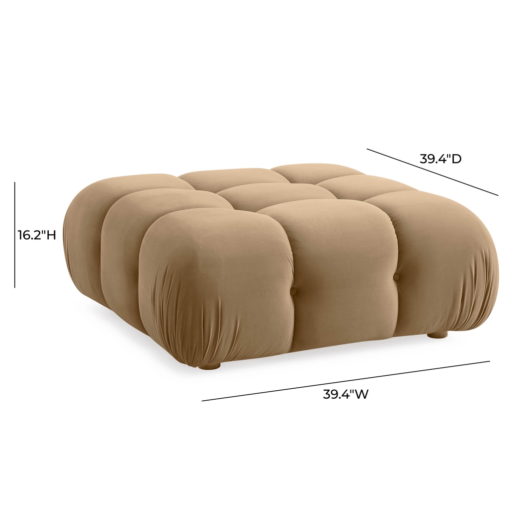 Crianza Brown Ottoman - Thumbnail - Image 4