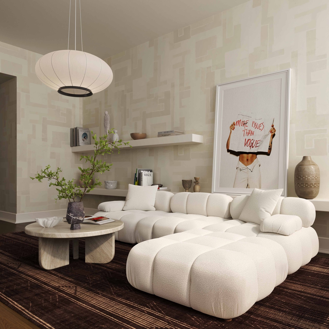 Crianza Cream 4 Pc Sectional - Thumbnail - Image 2