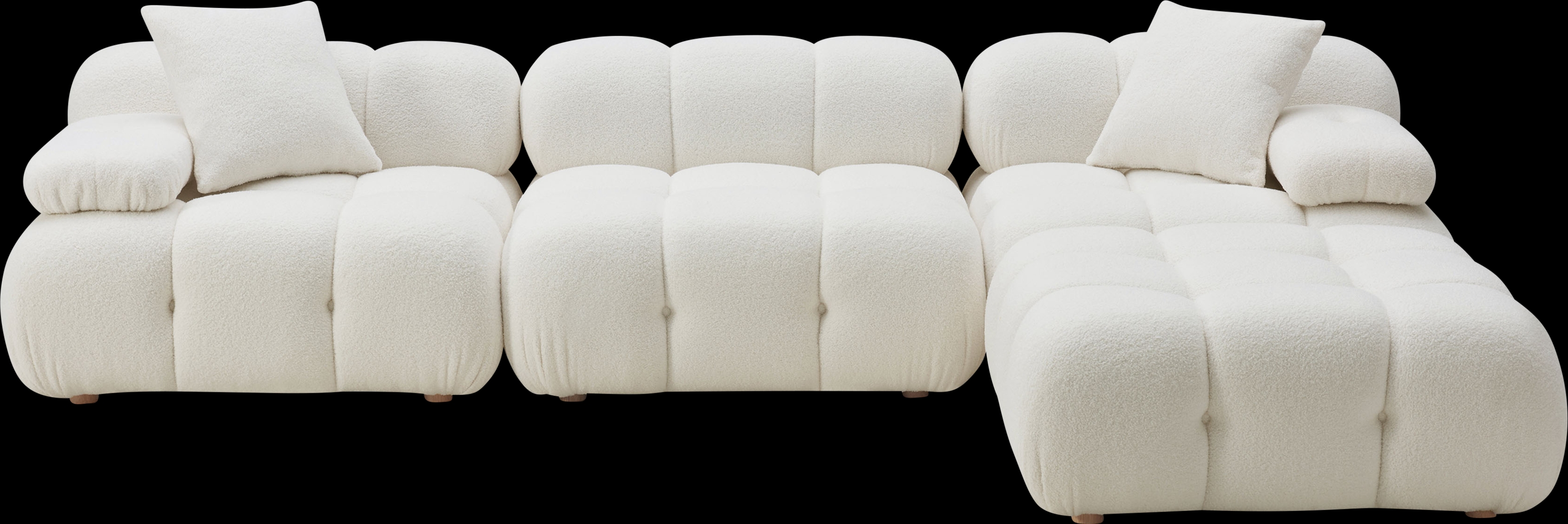 Crianza Cream 4 Pc Sectional - Thumbnail - Image 3