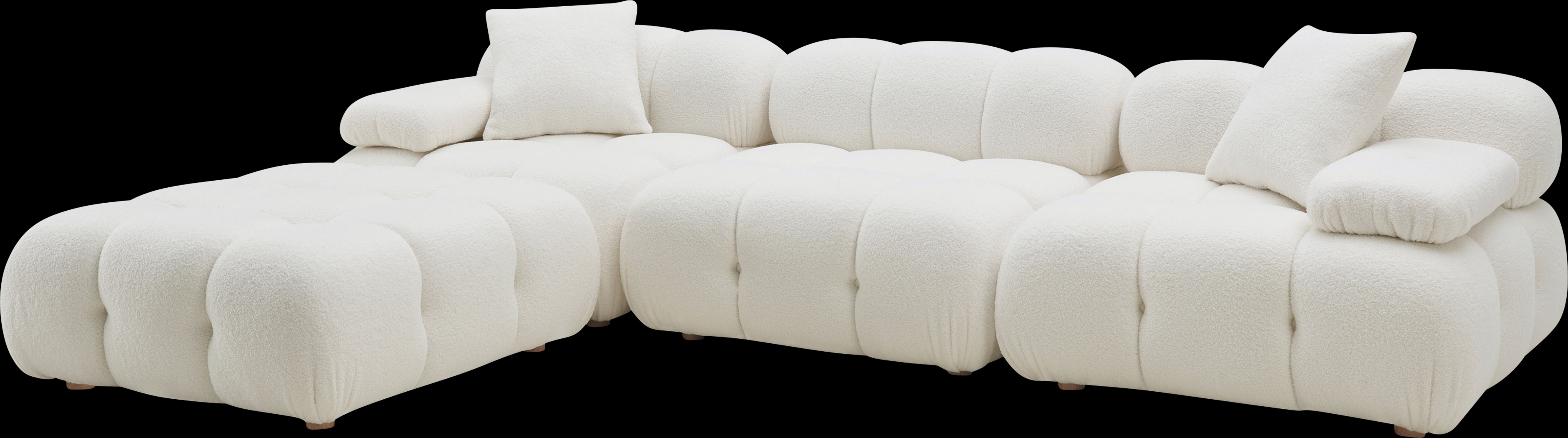 Crianza Cream 4 Pc Sectional - Thumbnail - Image 5