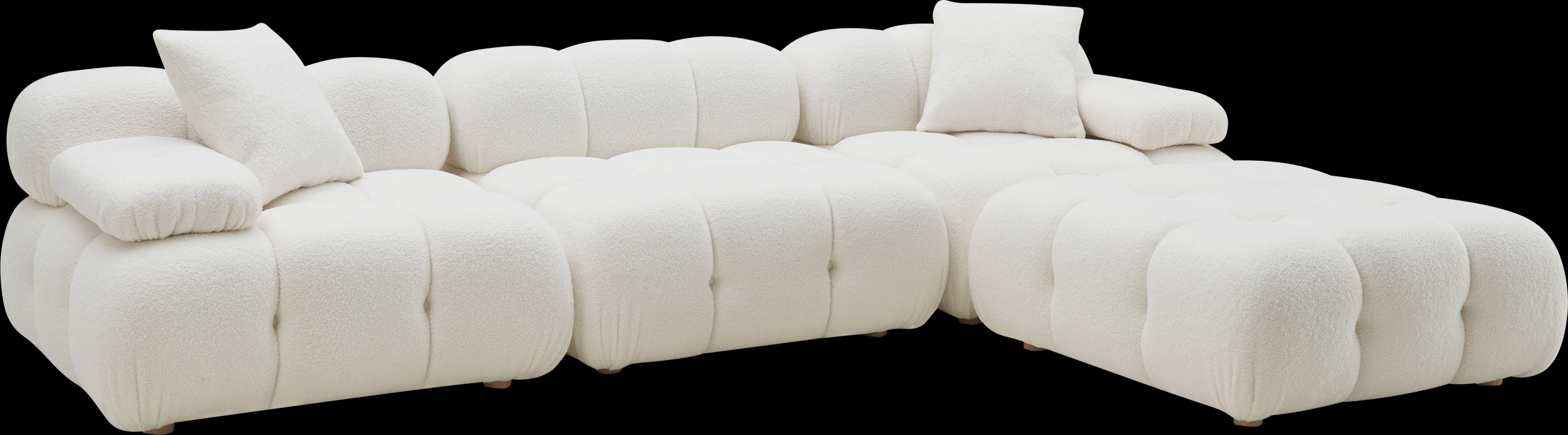 Crianza Cream 4 Pc Sectional - Thumbnail - Image 1