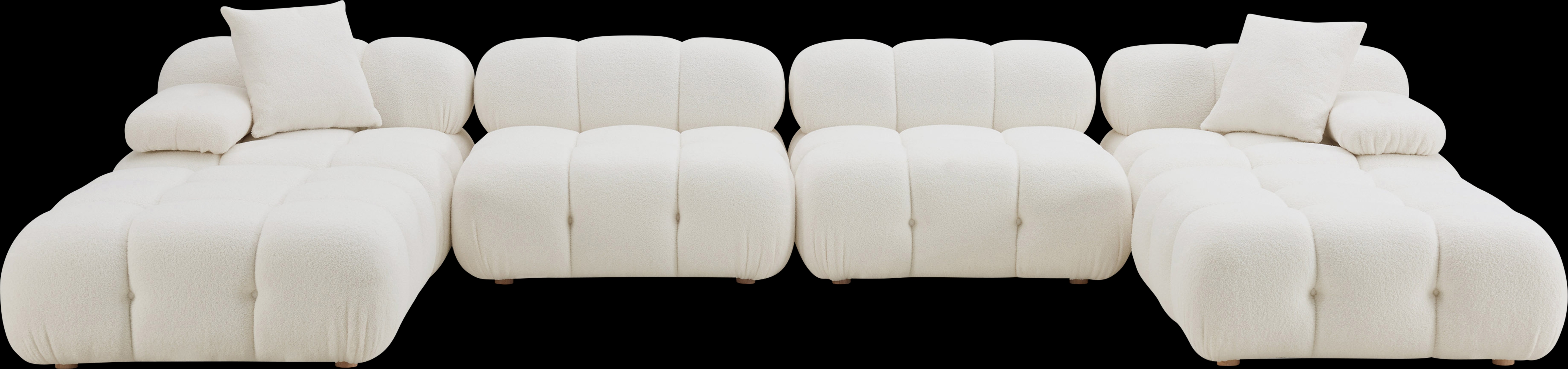 Crianza Cream 6 Pc Sectional - Thumbnail - Image 3