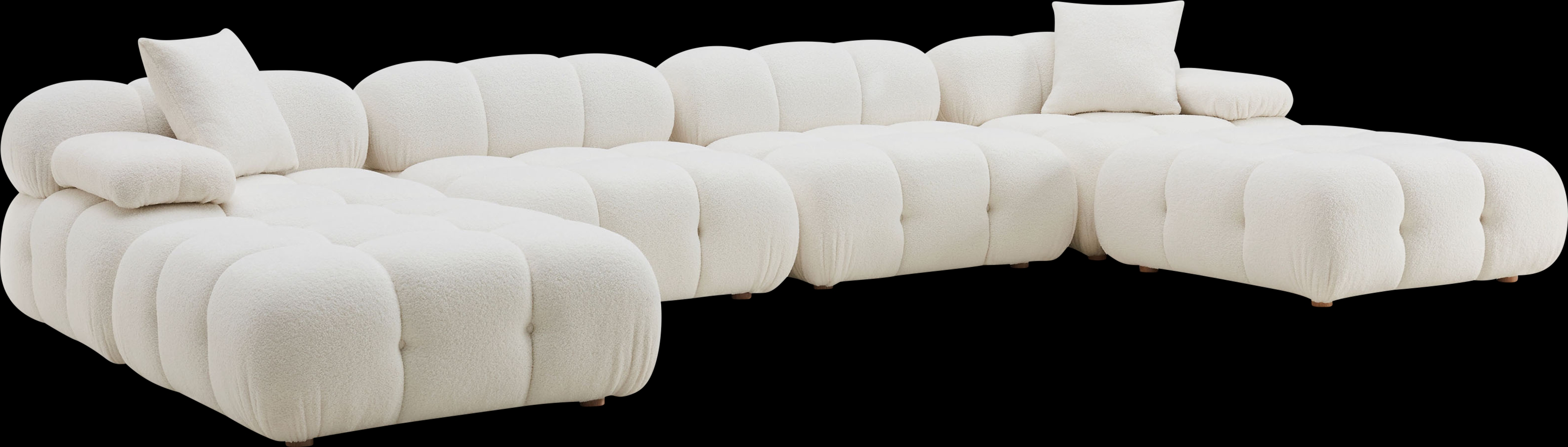 Crianza Cream 6 Pc Sectional - Thumbnail - Image 6