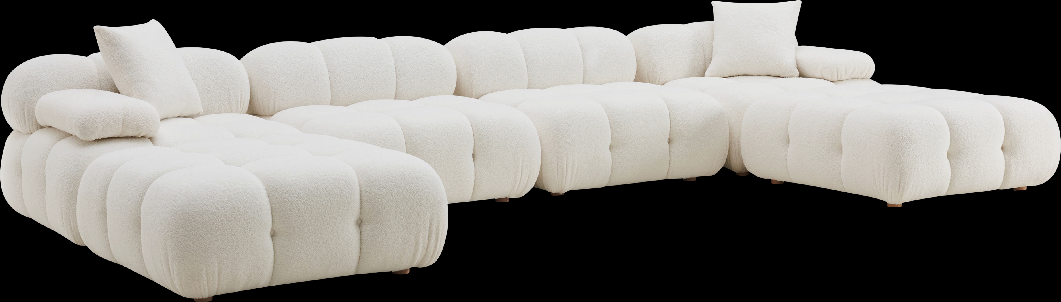 Crianza Cream 6 Pc Sectional - Thumbnail - Image 1