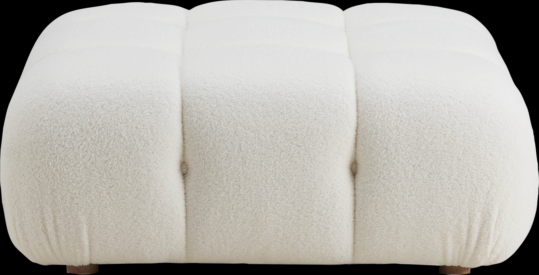 Crianza Cream Ottoman - Thumbnail - Image 3