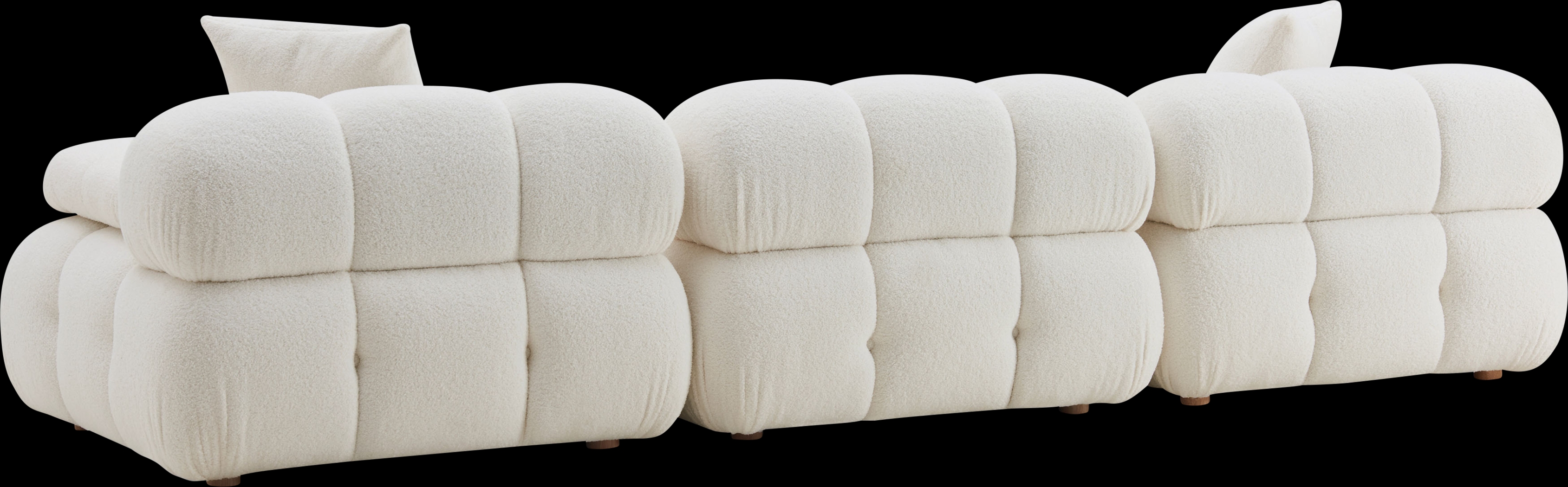 Crianza Cream Sofa - Thumbnail - Image 4