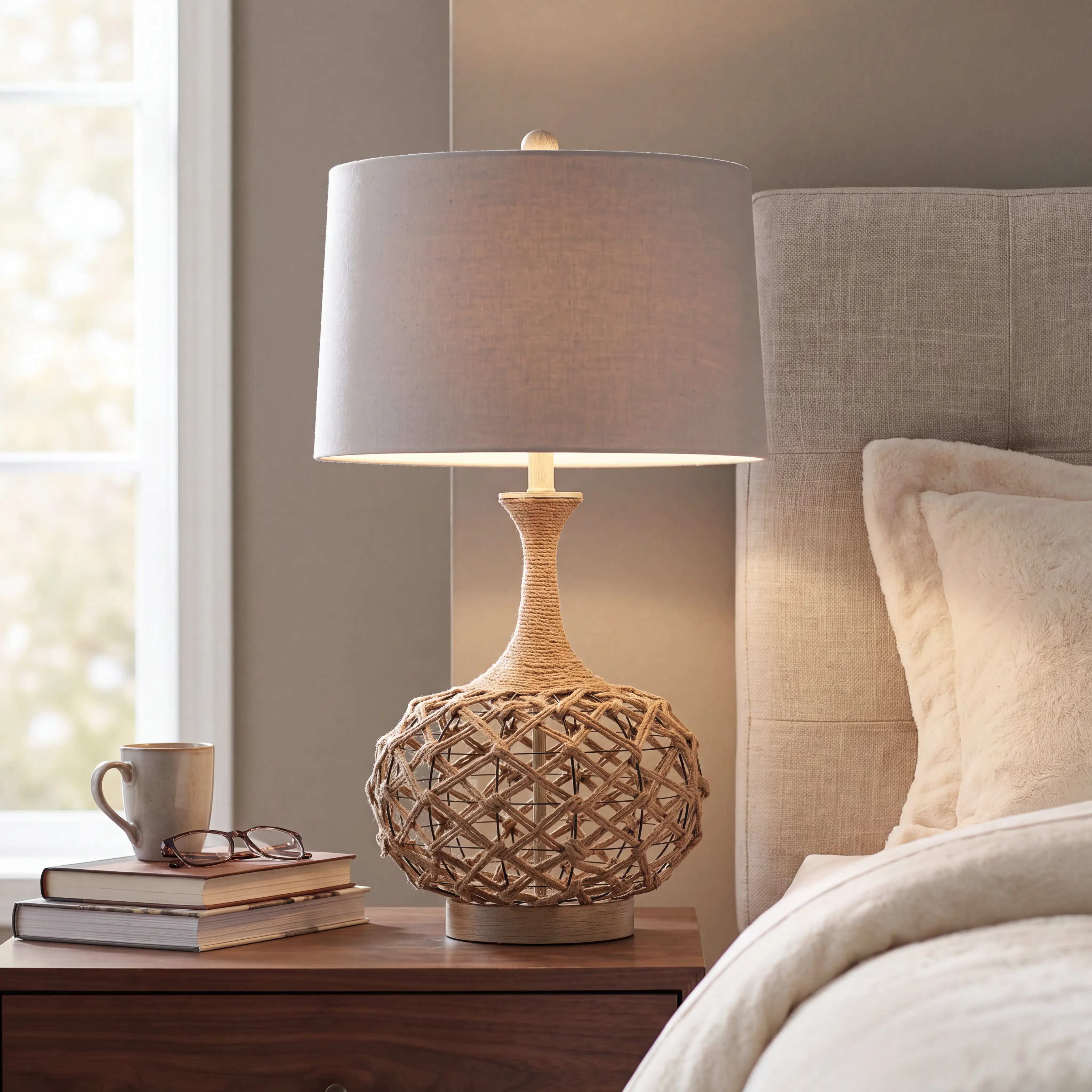 Criefton Beige Lamp - Thumbnail - Image 2