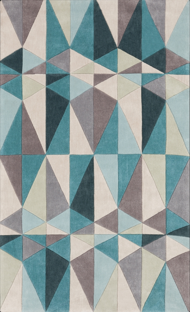 Crisiant Blue 5' x 8' Rug - Thumbnail - Image 1