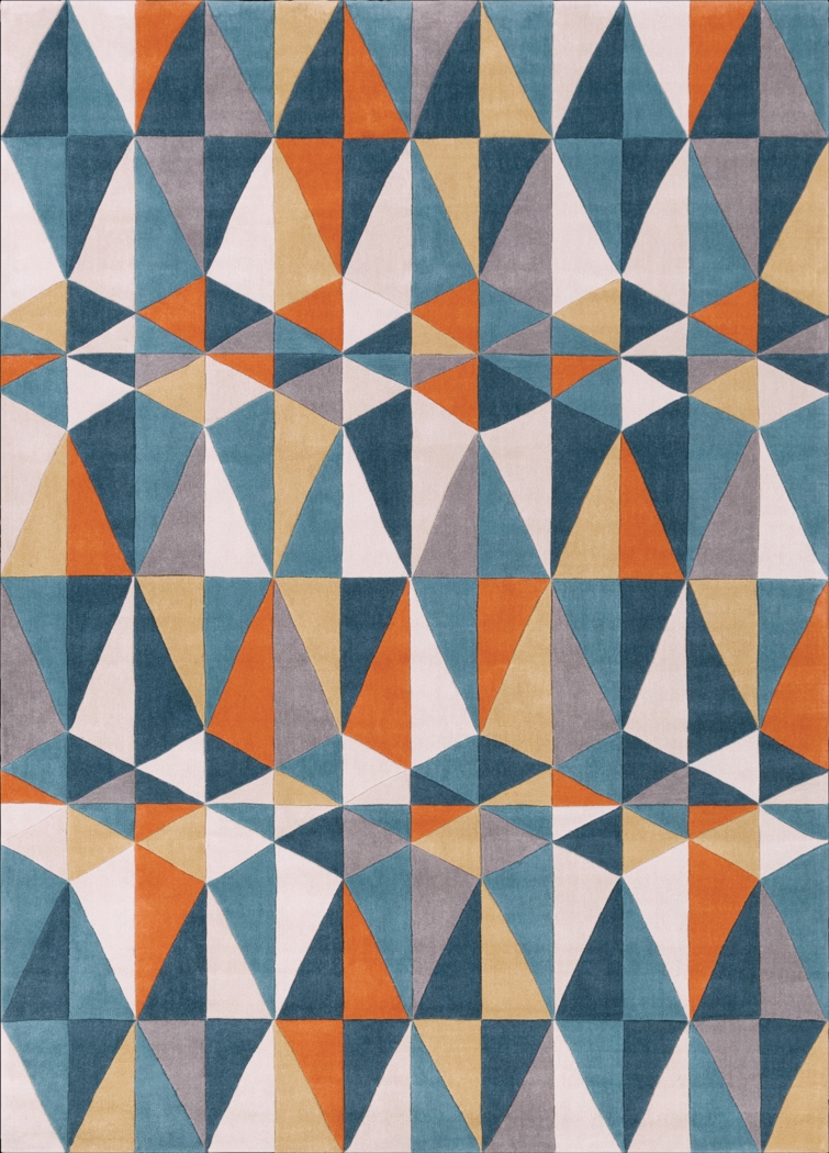 Crisiant Teal 8' x 11' Rug - Thumbnail - Image 1